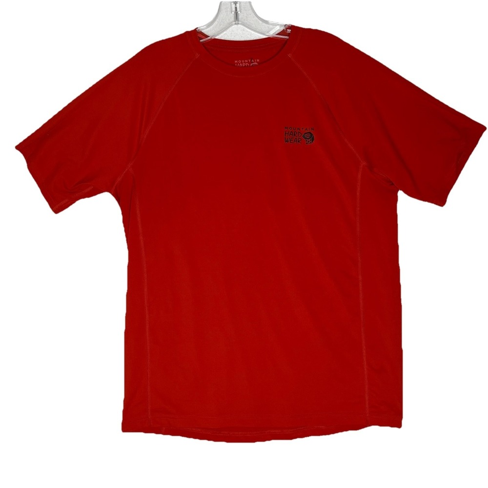 Mountain Hardwear Mens Wicked Lite SS Performance Tee M Red Crew Quick Dry